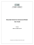 Biosolids Emissions Assessment Model: User Guide