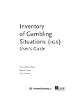 Inventory of Gambling Situations: User's Guide