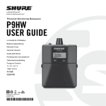 P9HW Hardwired Bodypack User Guide (English)