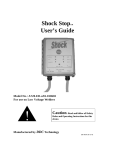 Shock StopTM User's Guide