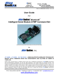 User Guide Bluetooth Intelligent Serial Module ATMP Command Set