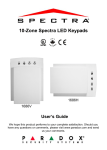 10-Zone Spectra LED Keypad : User Guide
