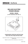 Broan-NuTone Power Brush BN200 User Guide (BN200d110809
