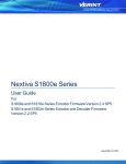 Nextiva S1800e User Guide - SourceSecurity.com US Edition