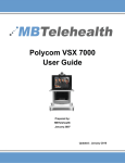 Polycom VSX 7000 User Guide