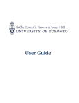 Outline: KSR User's Guide (4/11) - biota