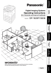 DP-1820P/1820E Operating Instructions
