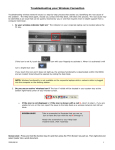 Troubleshooting your Wireless Connection