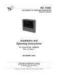RC-7300 Installation and Operating Instructions