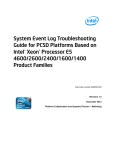 System Event Log Troubleshooting Guide for PCSD Platforms
