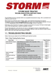 1.1. TROUBLESHOOTING ISSUES STORM SEED TREATER