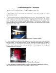 Troubleshooting your Compressor