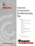 Concrete Construction Troubleshooting Tips