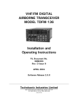 99RE255 TDFM-136 Install & Operating Instructions