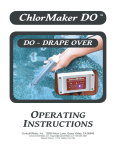 ChlorMaker DO TM OPERATING INSTRUCTIONS