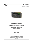 RC-6000 Installation and Operating Instructions