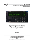 ŀ RC-9100 Operating Instructions