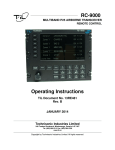 RC-9000 Operating Instructions