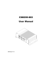 CSB200-883 User Manual - IBT Technologies Inc.