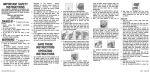 IMPORTANT SAFETY INSTRUCTIONS - Conair Canada