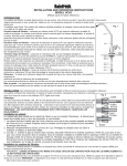 INSTALLATION AND OPERATING INSTRUCTIONS MODEL UCS3