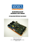 Mx1100 UMI Serial BTR Installation & User's Manual