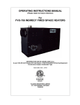 OPERATING INSTRUCTIONS MANUAL FVO-750