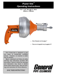 Power-Vee Operating Instructions