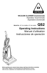 Operating Instructions Manuel d'utilisation Instrucciones