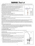 1. INSTALLATION AND OPERATING INSTRUCTIONS MODEL QS2