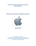 Wireless Connection Installation Manual Apple