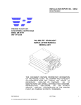 PULSELITE STARLIGHT INSTALLATION MANUAL MODEL 2401