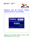 Statistical Tool for Extreme Climate Analysis (STECA) User Manual