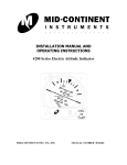 INSTALLATION MANUAL AND OPERATING