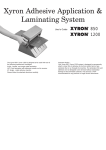 Xyron 850 / 1200 user manual