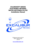 chlorosoft water softener filter installation manual