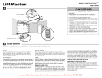 LiftMaster, 880LM, smart control panel, installation manual