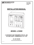 INSTALLATION MANUAL MODEL LC2000