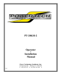 PT-20KSI-2 Operator Installation Manual