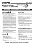 Broan QTRE100H Installation Manual (30042338C).indd