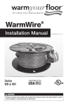 Warm Your Floor WarmWire Installation Manual