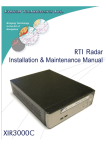 RTI Installation Manual XIR3000C with Furuno Radars 2007-02-19