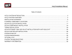 Hot2O Installation Manual Table of Contents