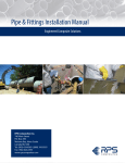 Pipe & Fittings Installation Manual