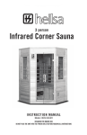 Ceramic Sauna - Installation Manual