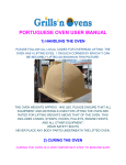 PORTUGUESE OVEN USER MANUAL