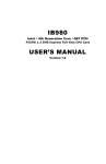 IB980 USER'S MANUAL - IBT Technologies Inc.