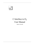 C Interface to O2 User Manual