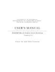 USER'S MANUAL - Department of Electrical Engineering