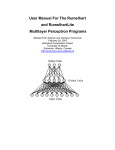 User Manual For The Rumelhart - Biological Computation Project